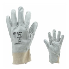 Gants protège artères en cuir fleur de vachette de taille 8 à taille 11