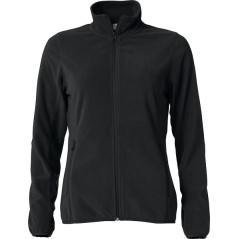 Veste polaire noir pour femme avec ZIP de taille S à taille 2XL