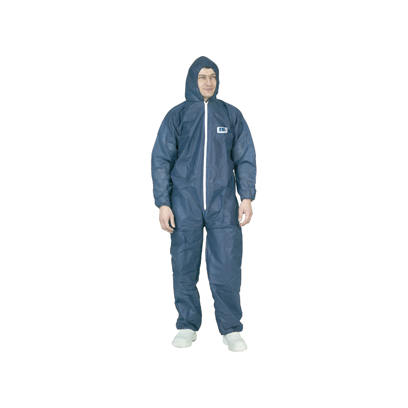 Combinaison SPP POLYPROPYLENE bleu à cagoule de taille L à 3XL