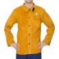 Veste en croûte de cuir et dos en toile proban de taille M à taille 3XL