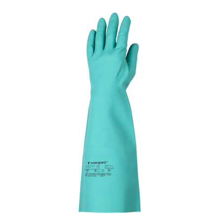 Gant nitrile 5500 plus vert longeur 45 cm taille 8 à taille 11