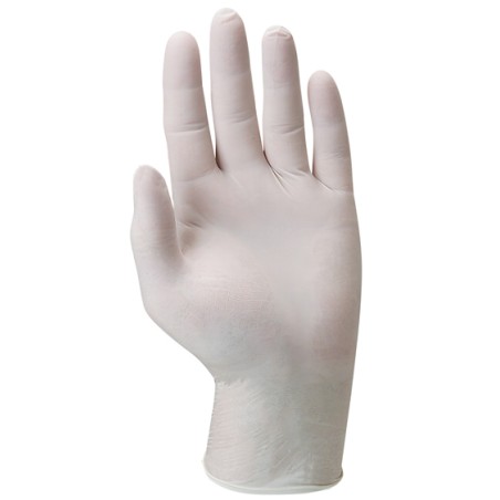 Gant latex jetable poudré taille S à taille XL