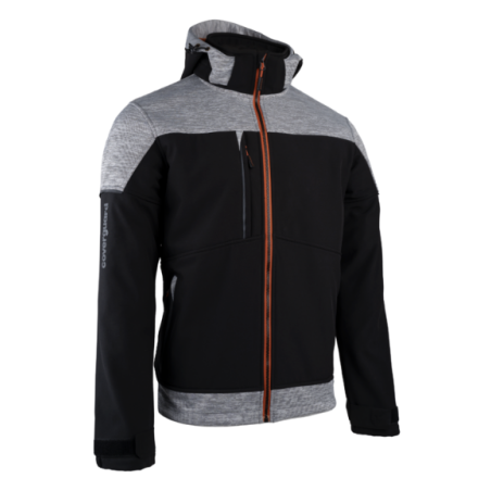 Veste BANJO Softshell imperméable doublée en polaire en matériaux recyclés taille S à taille 4XL
