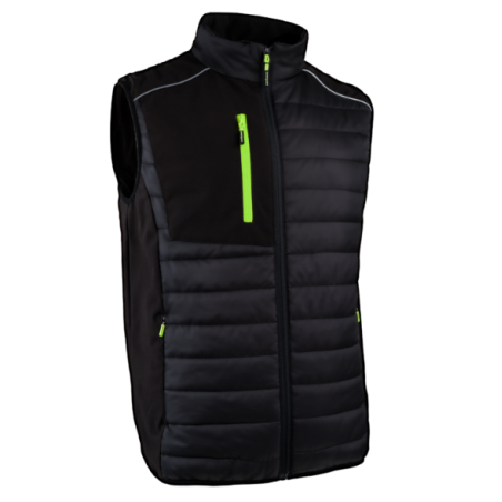 Gilet BRASERO matelassé en fibre bio sourcée taille S à taille 3XL