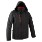 Parka YUZU Ripstop doublée en polaire  noire taille S à taille 4XL