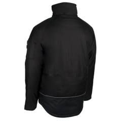 Parka YUZU Ripstop doublée en polaire  noire taille S à taille 4XL
