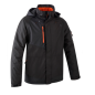 Parka YUZU Ripstop doublée en polaire  noire taille S à taille 4XL