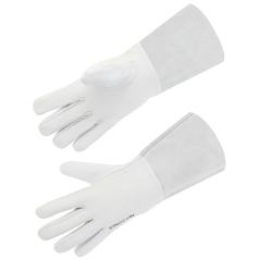 Gants fleur d'agneau manchette bovin 14 cm SINGER taille 9 et taille 11