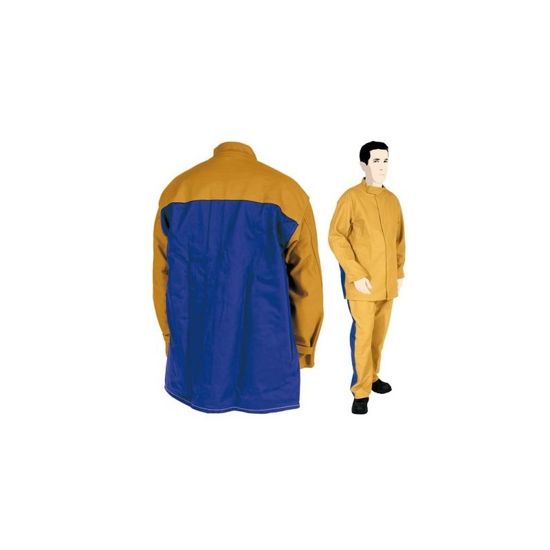 VESTE EN CUIR FLEUR DEVANT ET DOS PROBAN DE TAILLE S A TAILLE 2XL
