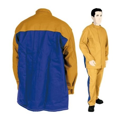 VESTE EN CUIR FLEUR DEVANT ET DOS PROBAN DE TAILLE S A TAILLE 2XL