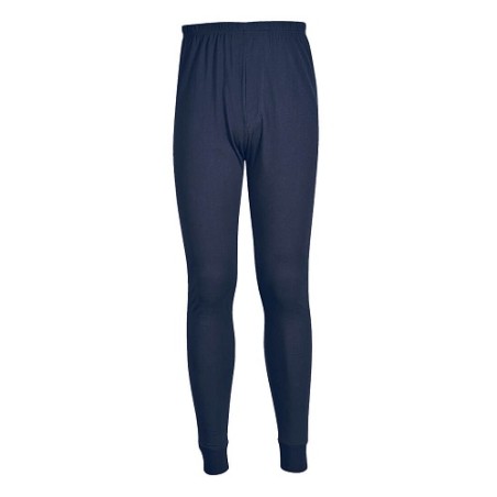 Caleçon long bleu marine résistant à la flamme et antistatique de taille S à 4XL