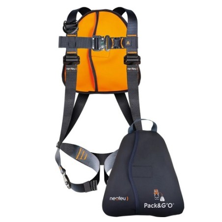 Harnais anti-chute avec sac intégré PACK & GO de taille S à taille XL