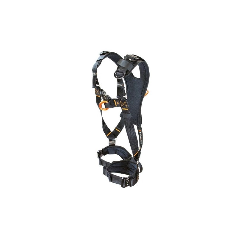 Harnais 2 points d'accrochages avec cuissardes boucles automatiques de taille S à taille XL