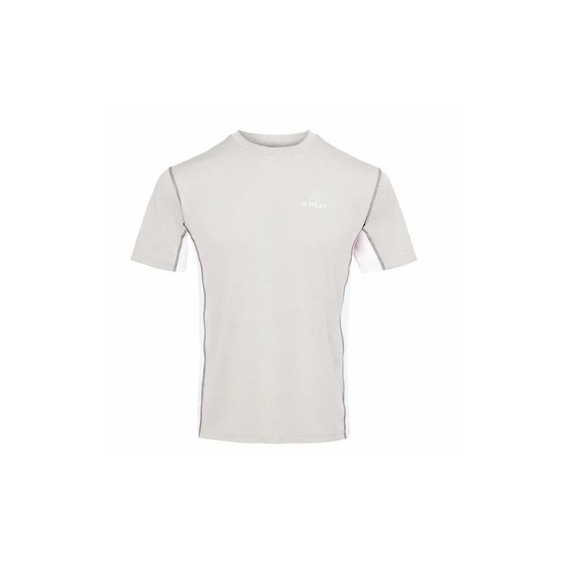 T-Shirt rafraichissant et anti-UV gris à manche courte de taille S à taille 4XL