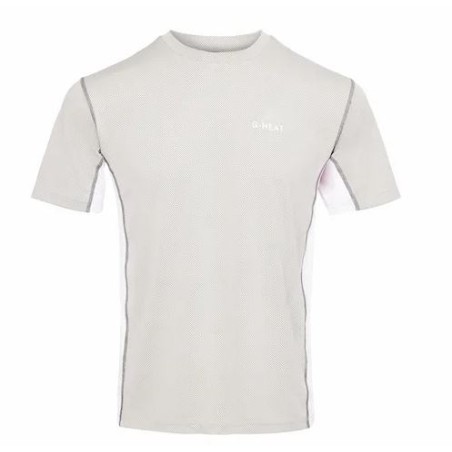 T-Shirt rafraichissant et anti-UV gris à manche courte de taille S à taille 4XL