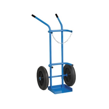 Chariot 1 bouteille roue pleine B50 pour argon et propane