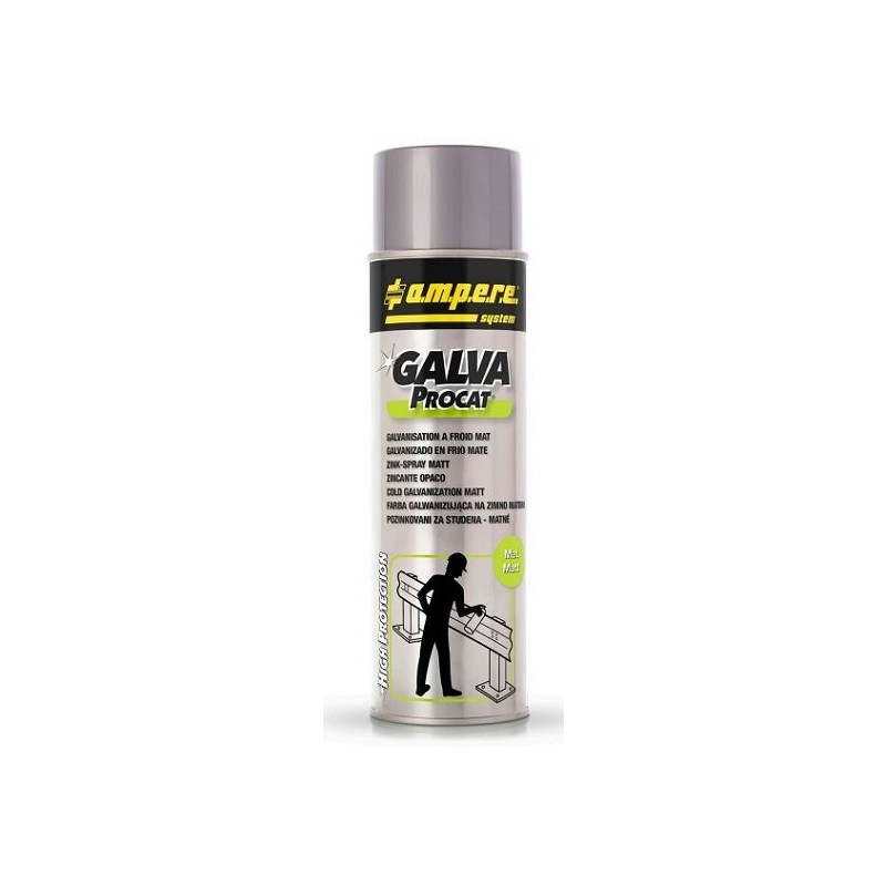 Peinture galvanisée mate en bombe de 500 ml