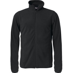 Veste polaire noire pour homme avec ZIP de taille XS à taille 4XL