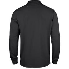 Polo homme noir manche longue de taille S à taille 5XL