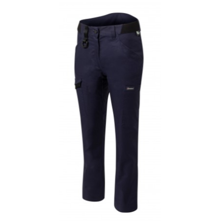 Pantalon femme PROGRESS marine taille 36 à taille 48