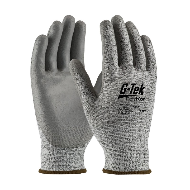 Gants anti coupures POLYKOR enduit de taille 7 à taille 11