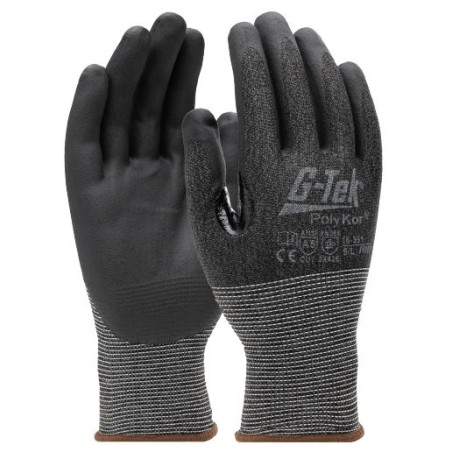 Gant anti coupure E enduit POLYKOR NEOFAM de taille 6 à taille 11