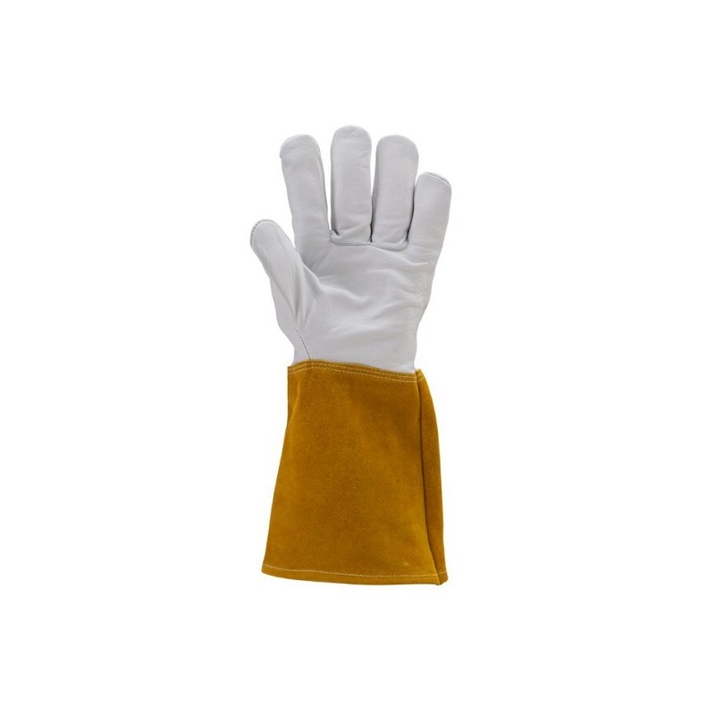 Gant de soudeur TIG en cuir fleur de caprin de taille 8 à taille 11
